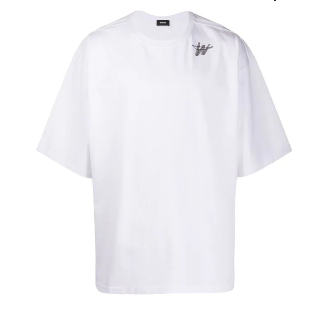 WE11DONE over-sized logo-print t shirt